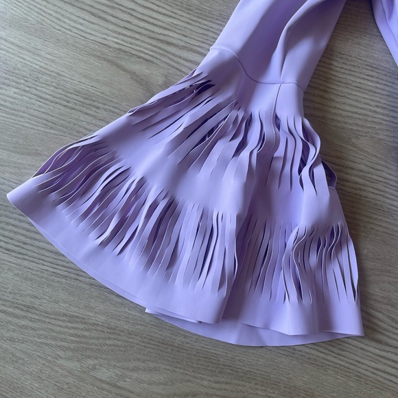 La Petite Robe Chiara Boni lazer cut Long Sleeve Dress, in lavender - Picture 5 of 7